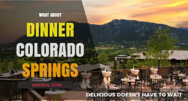 Discover the Best Dinner Spots in Colorado Springs: A Foodie's Guide