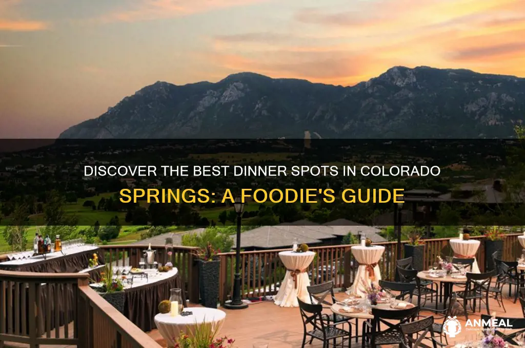 what about dinner colorado springs