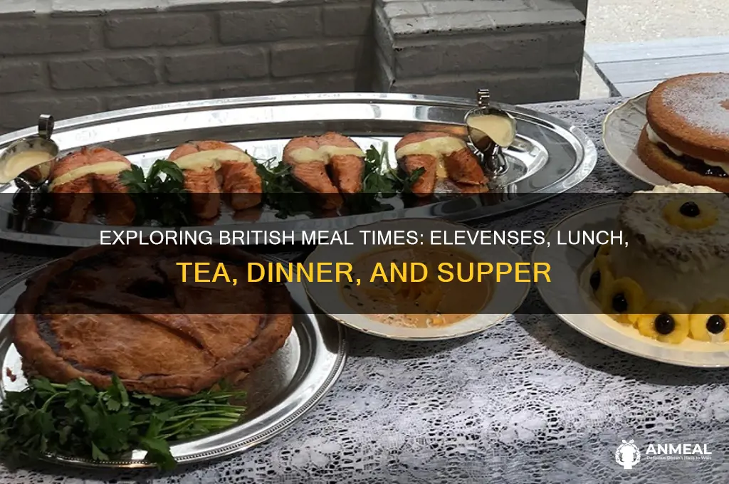 what about elevenses lunchen afternoon tea dinner supper