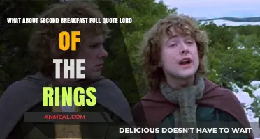 What About Second Breakfast? Exploring the Full Quote from Lord of the Rings