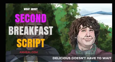 What About Second Breakfast? Crafting the Perfect Script for Foodies