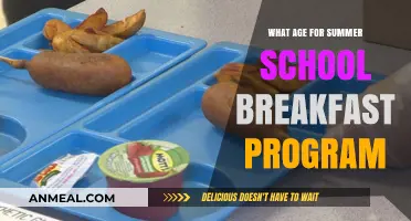 Summer School Breakfast Program: Ideal Age Range for Participation