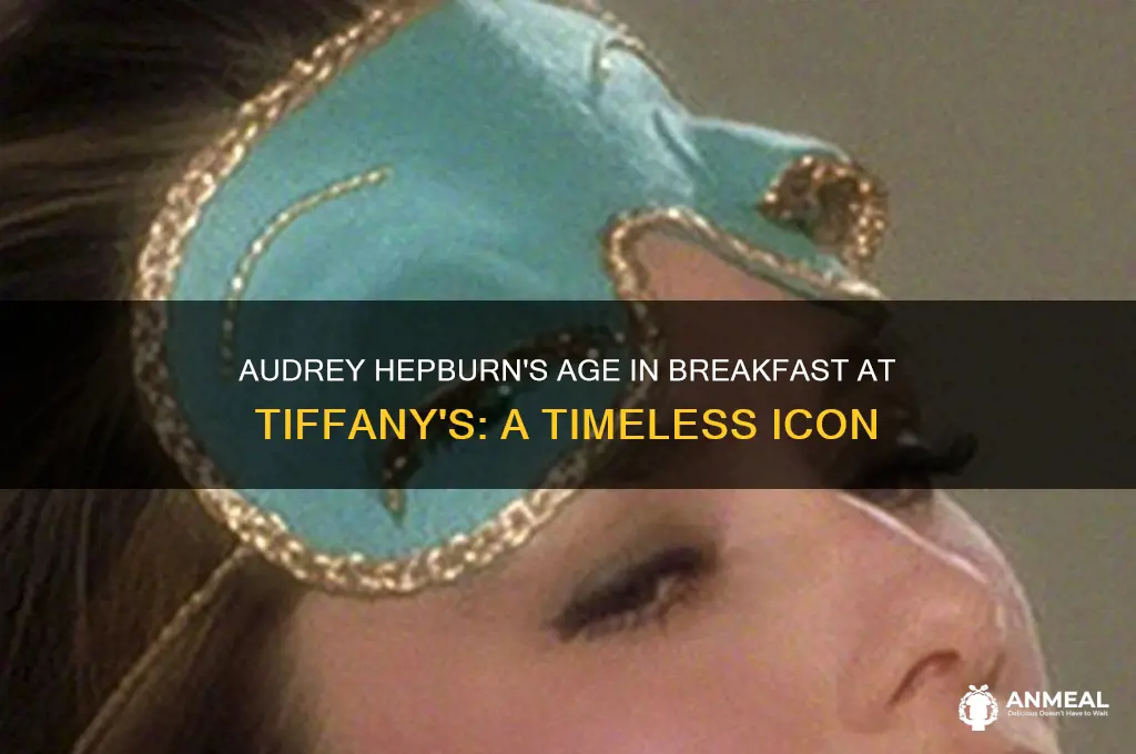 what age was audrey hepburn in breakfast at tiffany