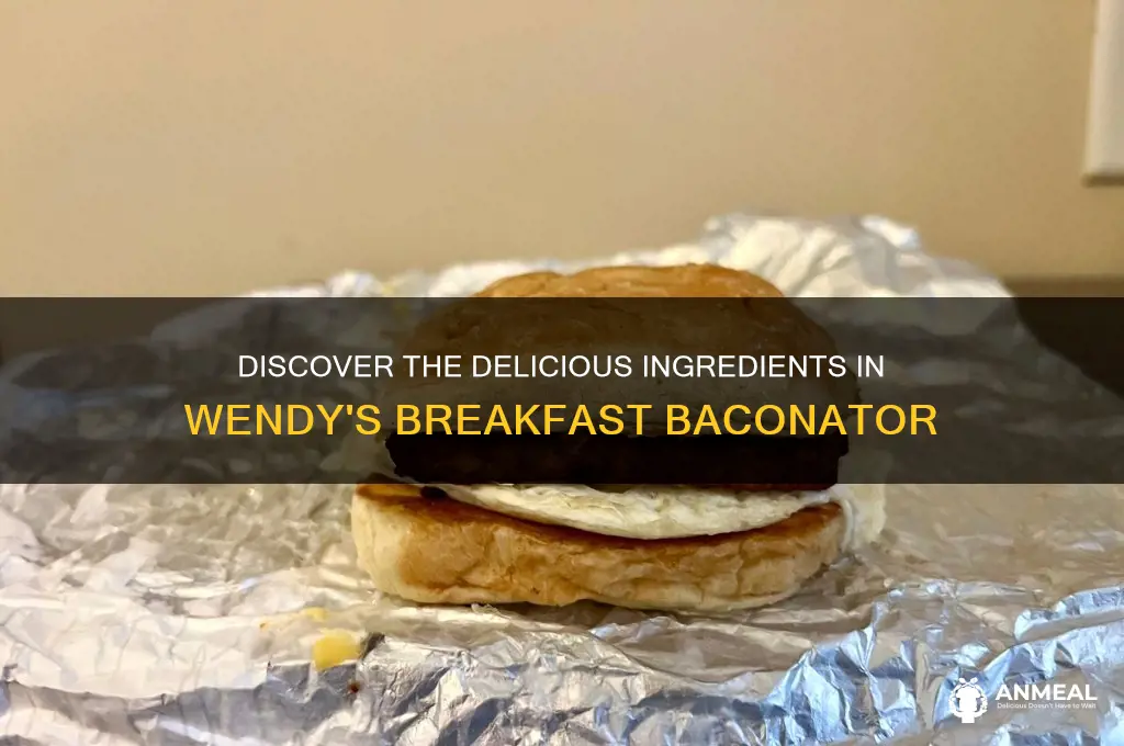 what all comes on the breakfast baconator
