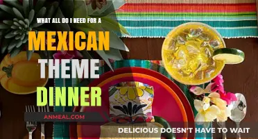 Essential Ingredients and Decor for an Authentic Mexican Theme Dinner