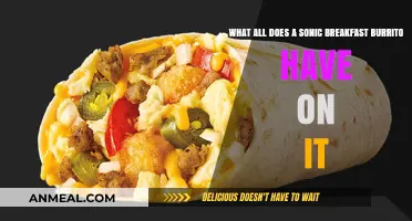 Sonic Breakfast Burrito Ingredients: A Delicious Morning Wrap Breakdown
