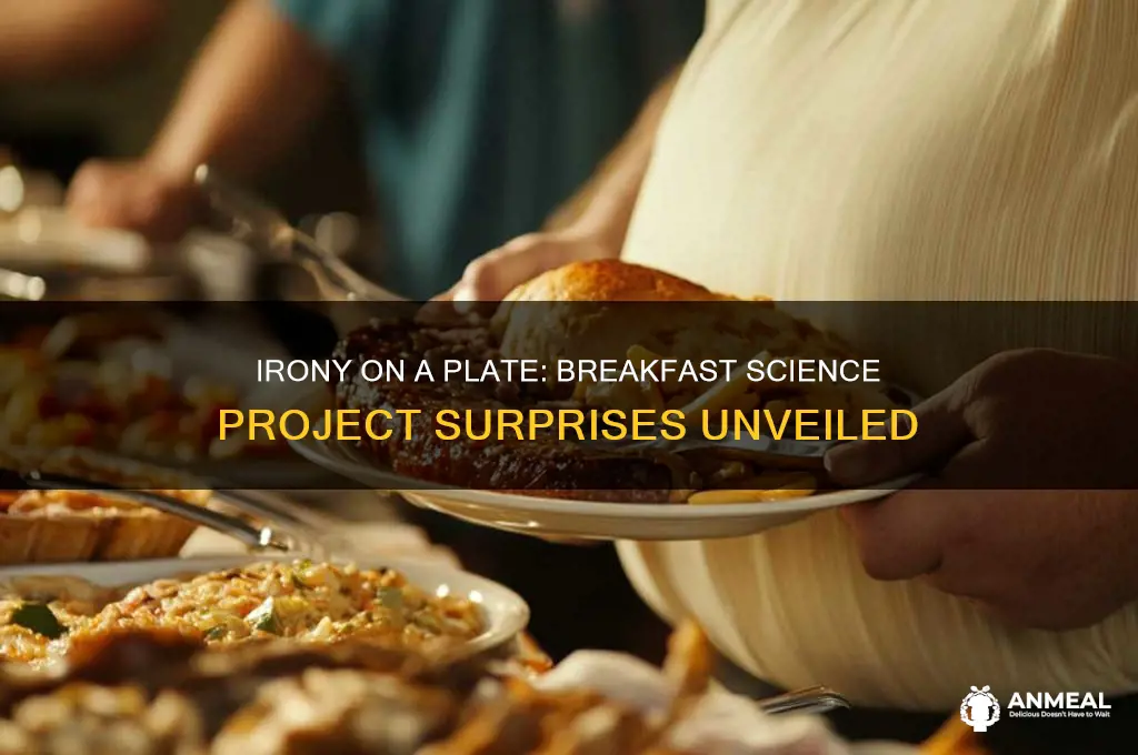 what an ironic breakfast science project