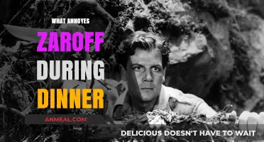 Zaroff's Dinner Displeasures: Unraveling the Irritants at His Feast
