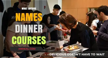Exploring Culinary Traditions: What Authors Call Dinner Courses in Literature