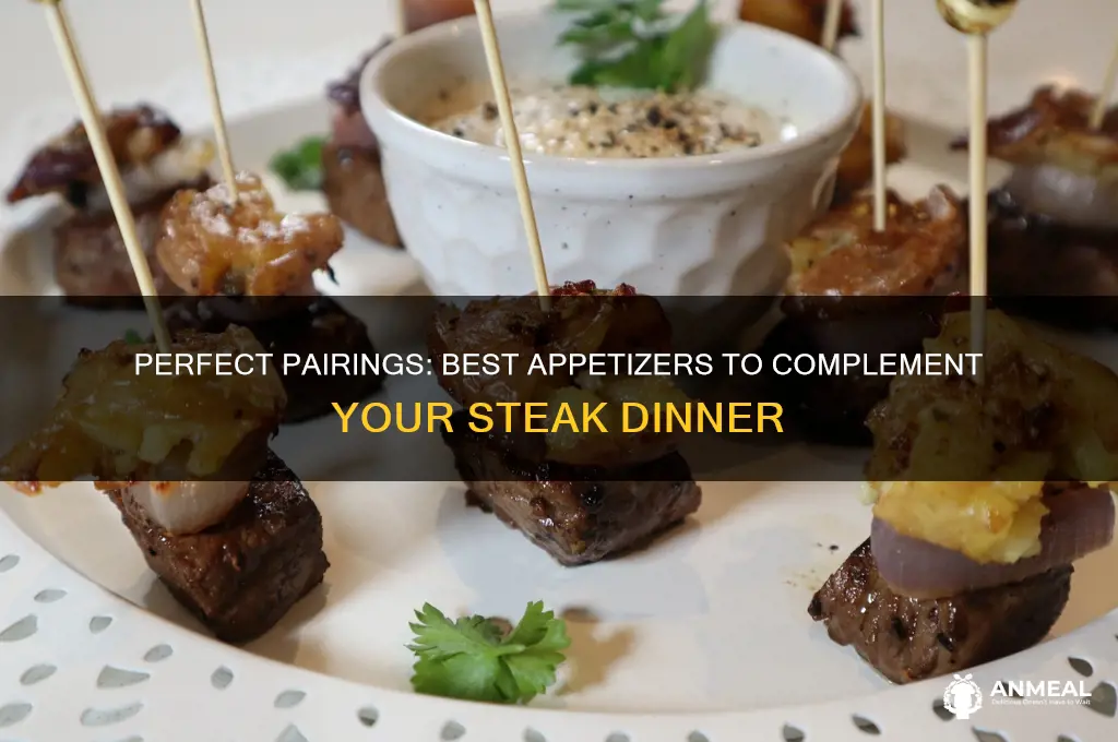 what appetizer goes with steak dinner