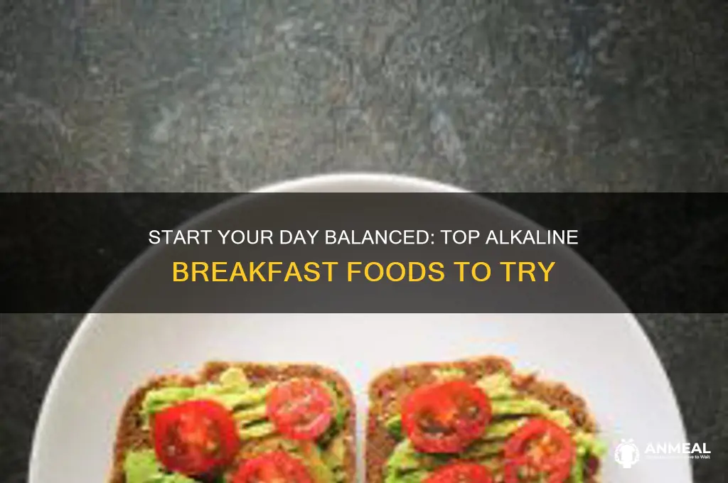 what are alkaline breakfast foods
