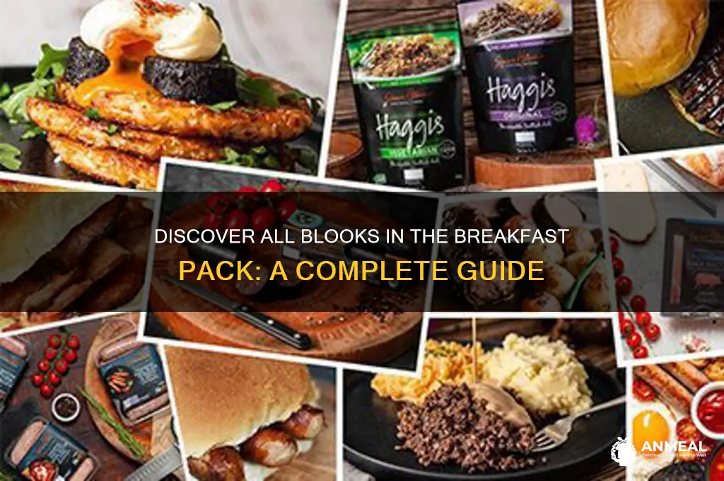 what are all of the blooks in the breakfast pack