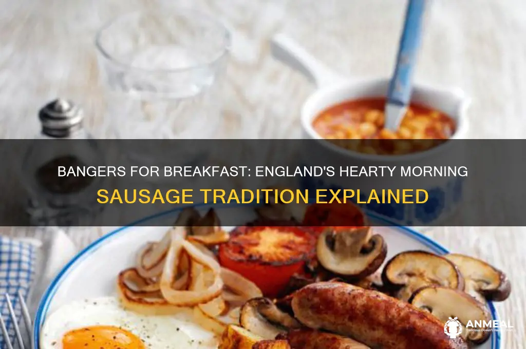 what are bangers for breakfast in england
