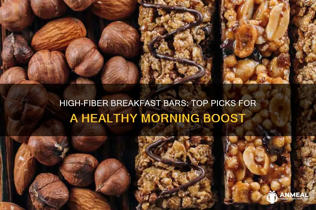 what are best breakfast bars for fiber