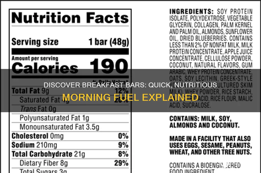 what are breakfast bars