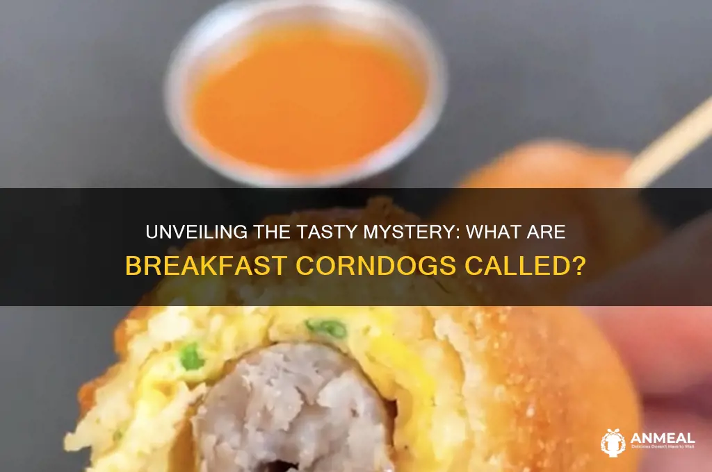 what are breakfast corndogs called