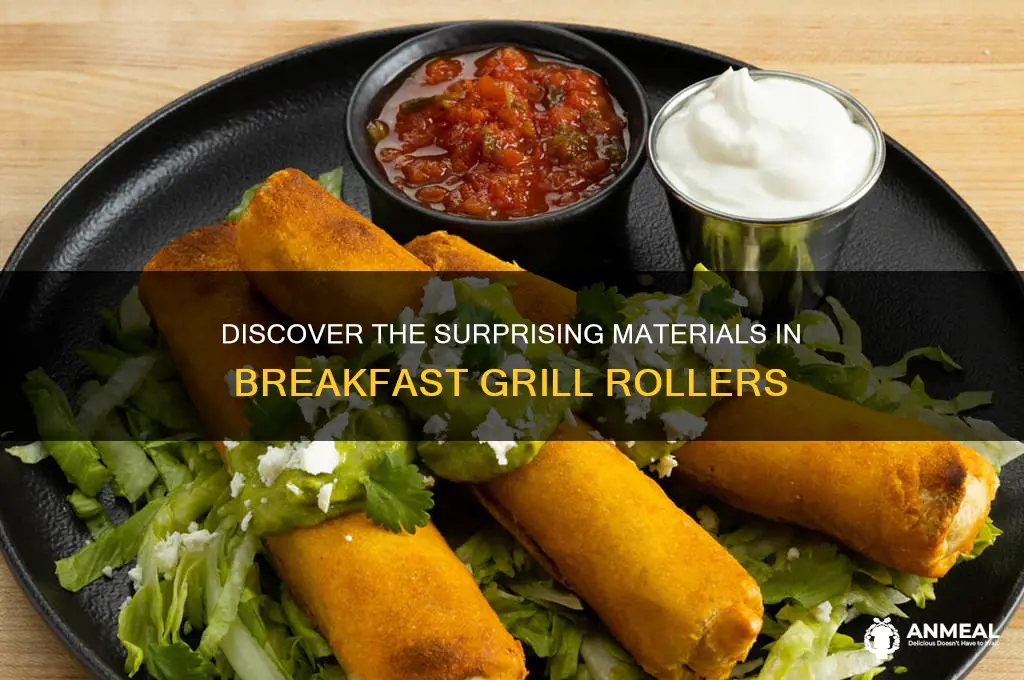 what are breakfast grill rollers made of