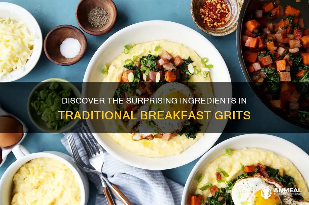what are breakfast grits made from