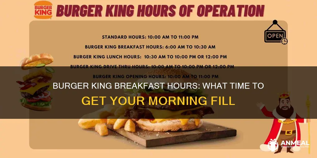 what are breakfast hours at burger king