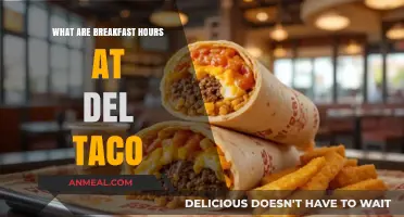 Del Taco Breakfast Hours: When to Enjoy Your Morning Meal
