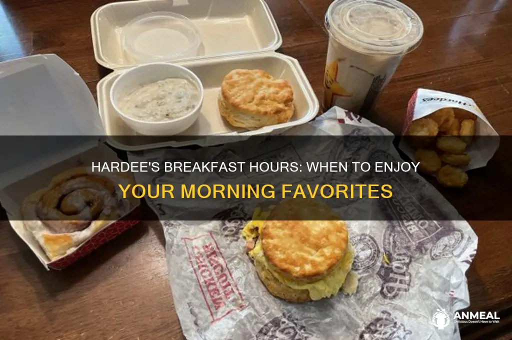 what are breakfast hours at hardees