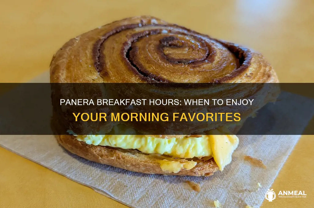 what are breakfast hours at panera