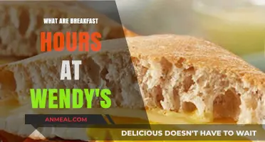 Wendy's Breakfast Hours: When to Enjoy Your Morning Meal