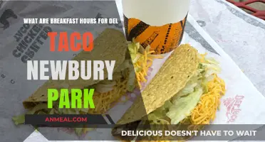 Del Taco Newbury Park Breakfast Hours: When to Grab Your Morning Meal