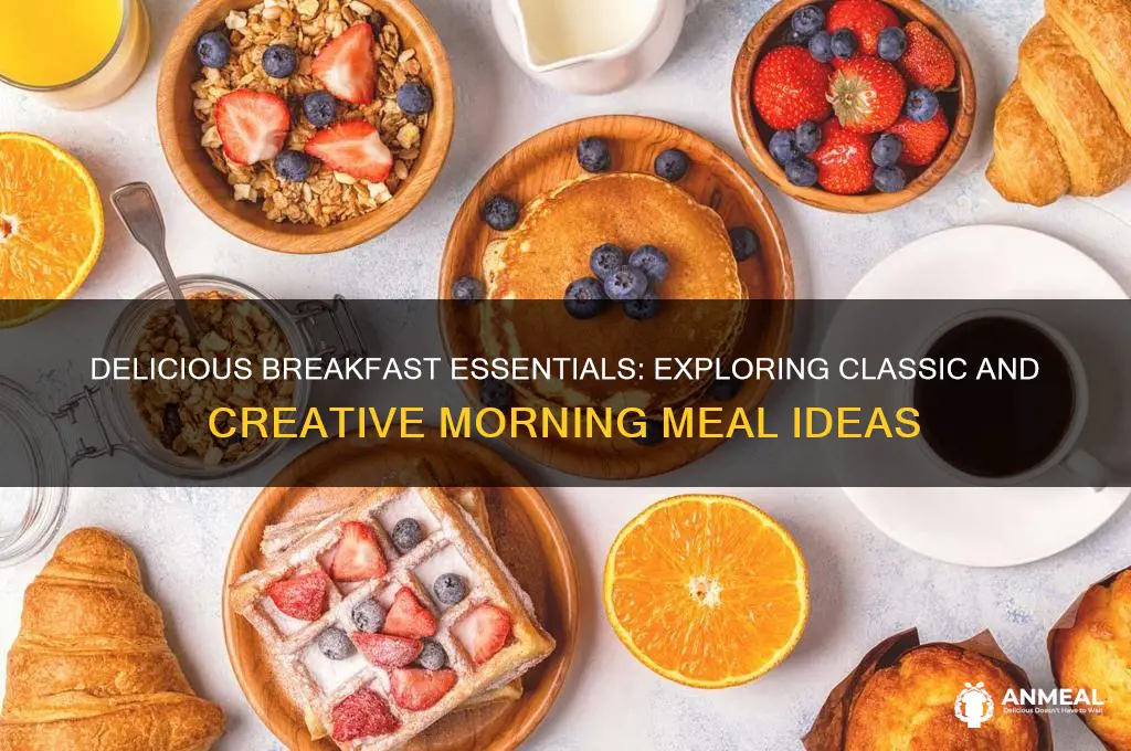 what are breakfast items