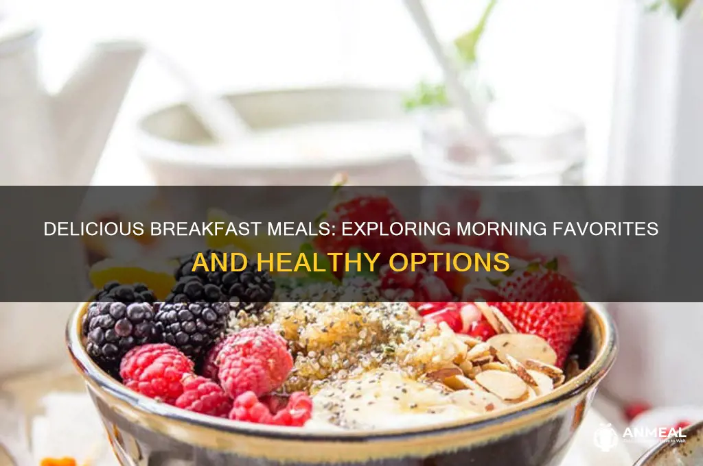 what are breakfast meals