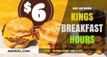 Burger King Breakfast Hours: When to Grab Your Morning Meal
