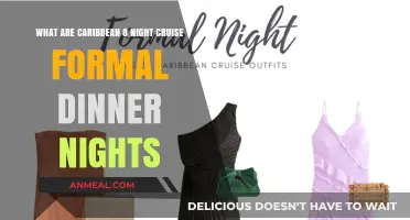 Caribbean Cruise Elegance: Unveiling 8-Night Formal Dinner Experiences