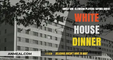 Clemson Tigers Reflect on White House Dinner Experience and Reactions
