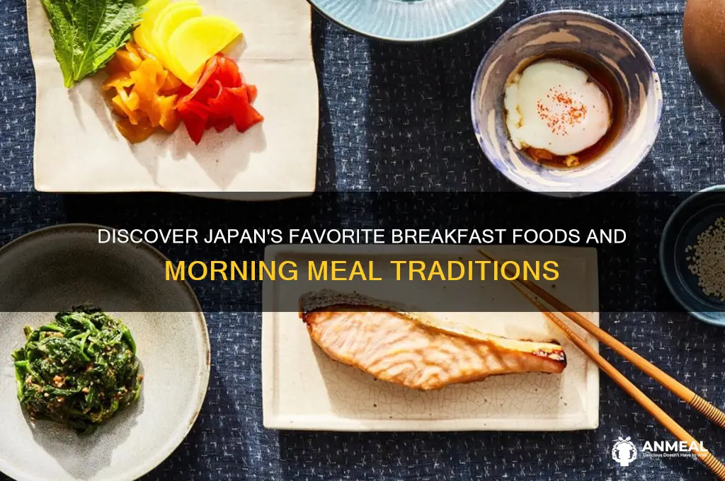 what are common breakfast foods in japan