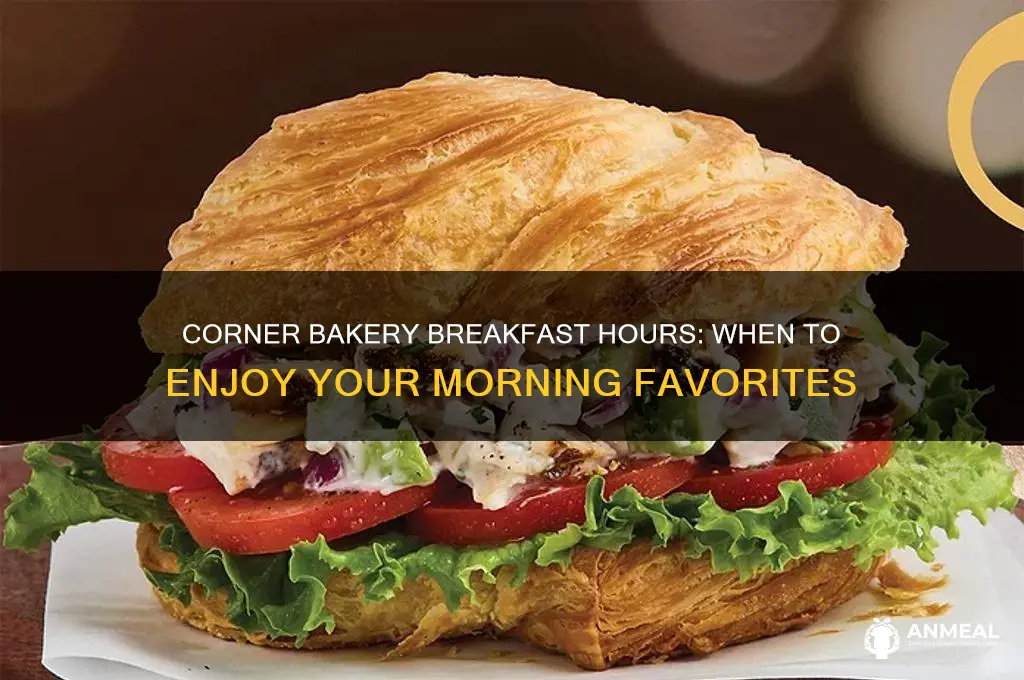 what are corner bakery breakfast hours