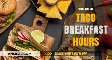 Del Taco Breakfast Hours: What Time to Get Your Morning Fix