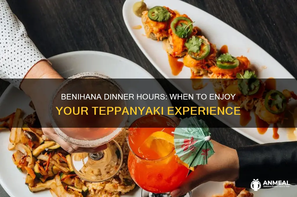 what are dinner hours at benihana