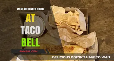 Taco Bell Dinner Hours: When to Enjoy Your Favorite Meals
