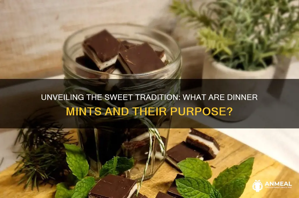 what are dinner mints