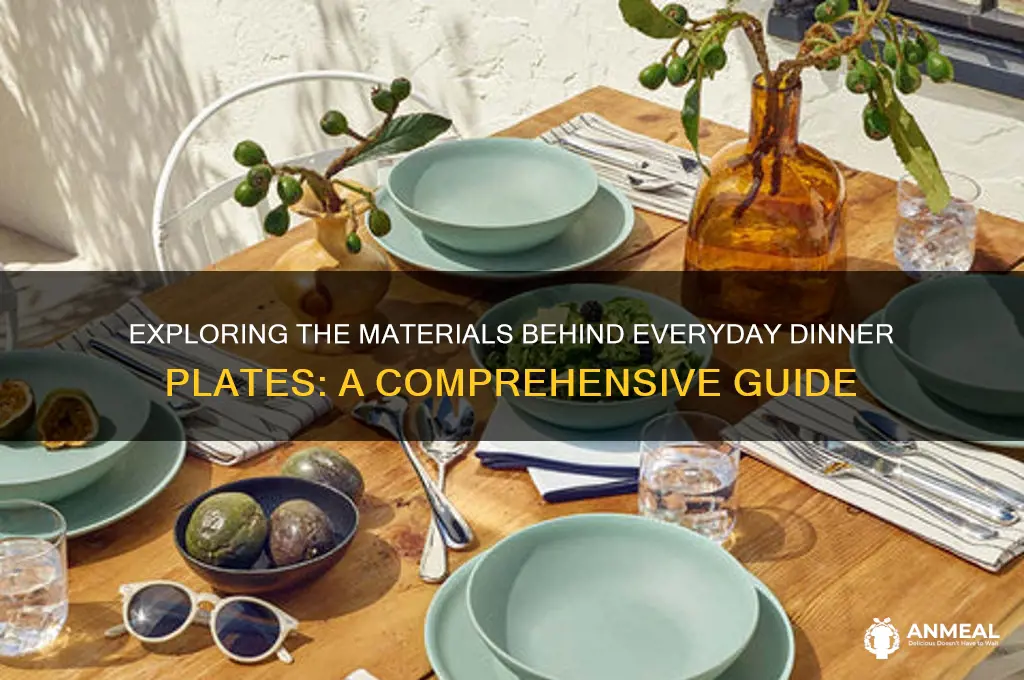 what are dinner plates made of