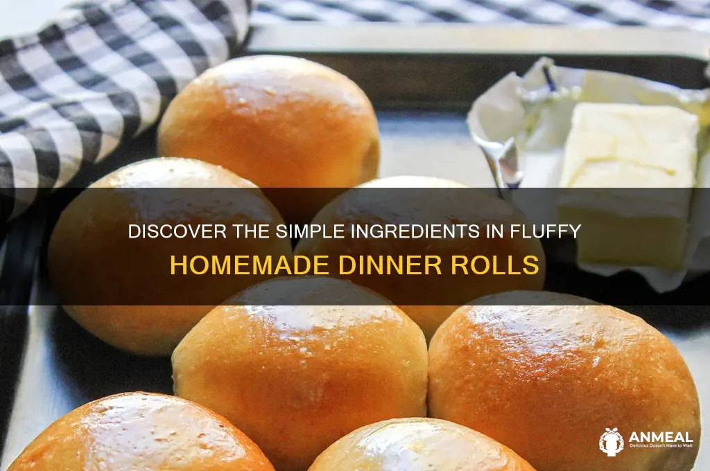 what are dinner rolls made of
