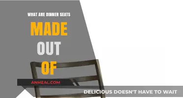 Exploring Materials Used in Crafting Comfortable Dinner Seats