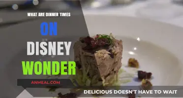 Disney Wonder Dinner Times: When and Where to Dine Aboard