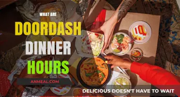 Doordash Dinner Hours: When to Order Your Evening Meal