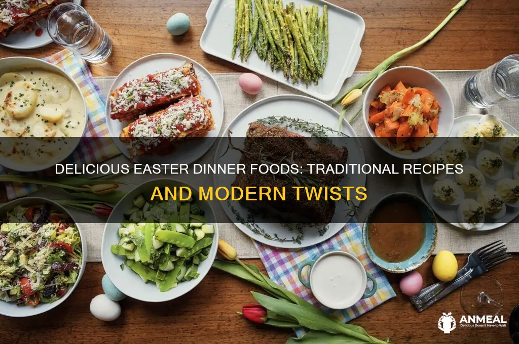 what are easter dinner foods