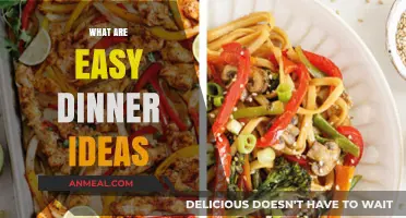 Quick and Simple Dinner Ideas for Busy Weeknights