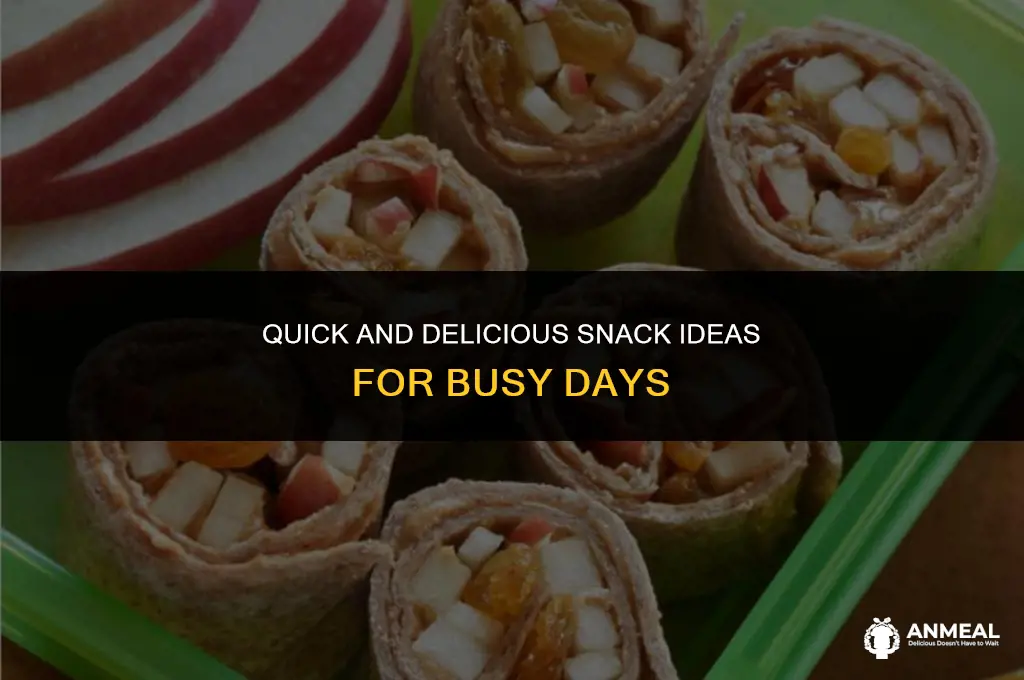 what are easy snacks to make