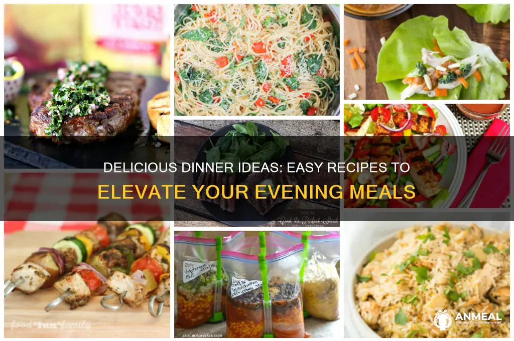 what are examples of a dinner recipe