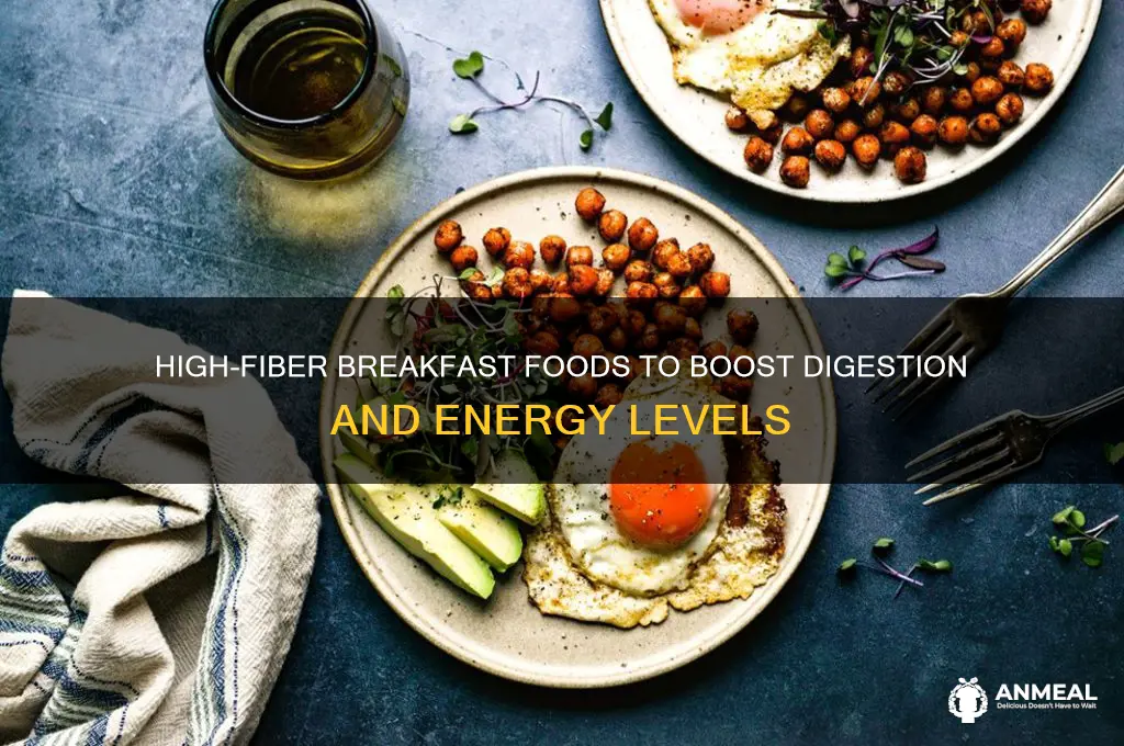 what are fiber foods for breakfast