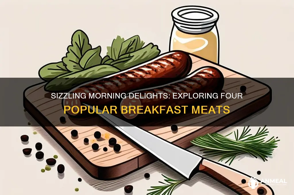 what are four types of breakfast meats